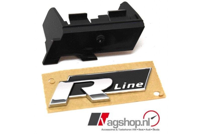 VW Scirocco R-line Grill embleem met houder 