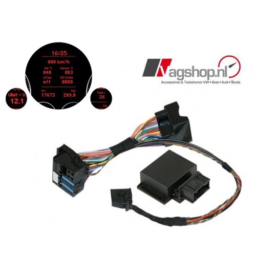 VW/Seat E-MFA uitbreiding- Boost, olie temp, voltage