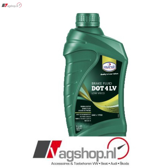 Oneerlijk Sociologie concept Eurol Remvloeistof DOT 4 LV -1 Liter-