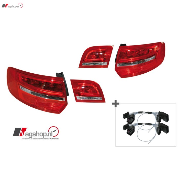 Audi A3 (8P) Sportback Facelift LED achterlichtenset compleet