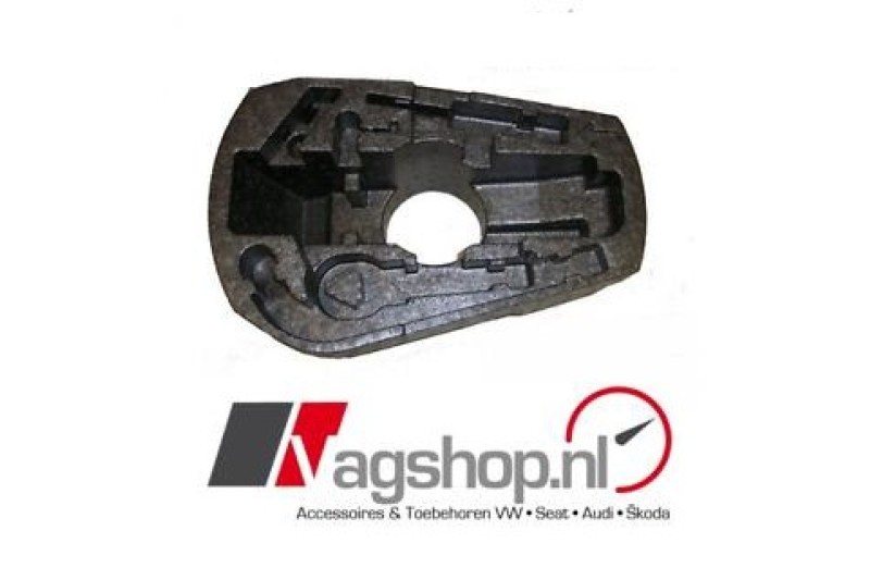 VW Up! gereedschapskist voor in het reserve wiel 
