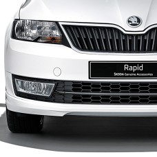 Škoda Rapid onderbumper sierlijst zwart
