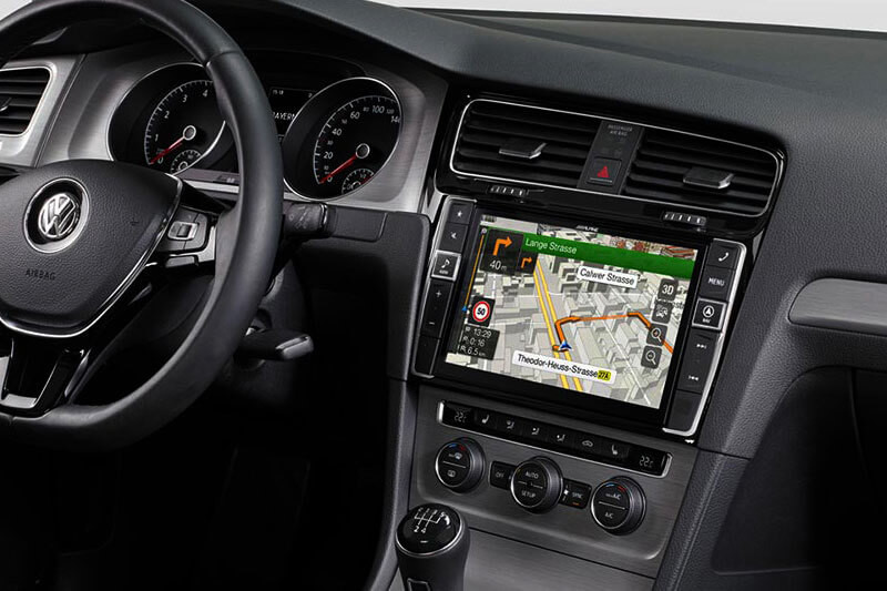 Golf 7 Navigatie-systeem Premium-Infotainment, Piano black
