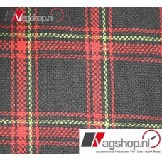 VW Golf 1 GTI stoelbekleding Zwart/Rood/Groen