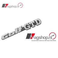 VW Golf 3 GTD plak embleem achterkant 