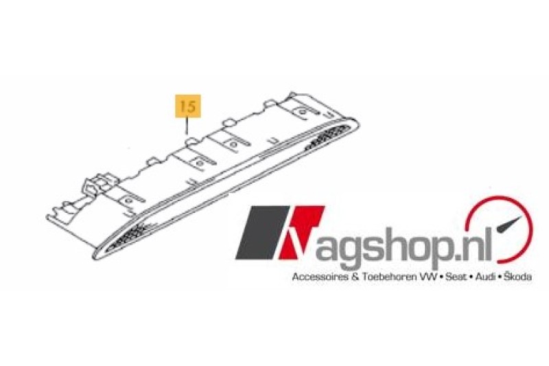 VW Golf 5 Plus derde remlicht 
