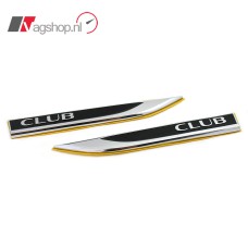 VW Golf 6/7 'CLUB' logo-set