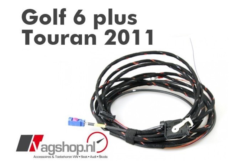 VW Golf 6 Plus/Touran kabelset voor achteruitrijcamera 