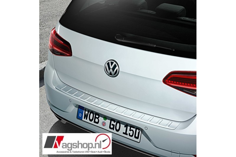 VW Golf 7 (5G) achterbumper beschermlijst -RVS look- 