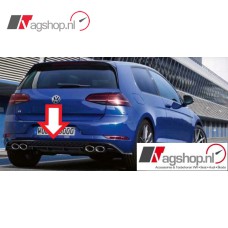 VW Golf 7 (5G) Facelift R diffusor met dubbele uitsparing voor de uitlaat