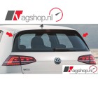 VW Golf 7 GTI/R-line kofferklepspoiler-verlenger-set 