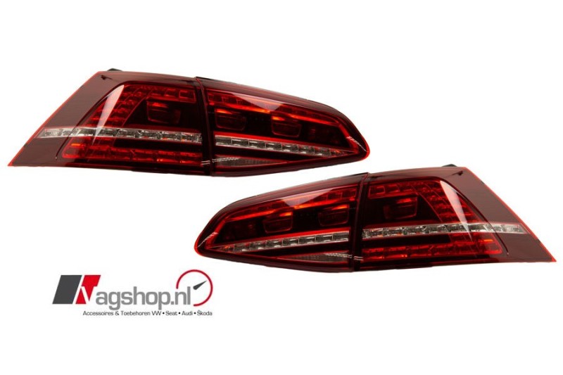 VW Golf 7 (5G) R verdonkerde LED Achterlichtenset 