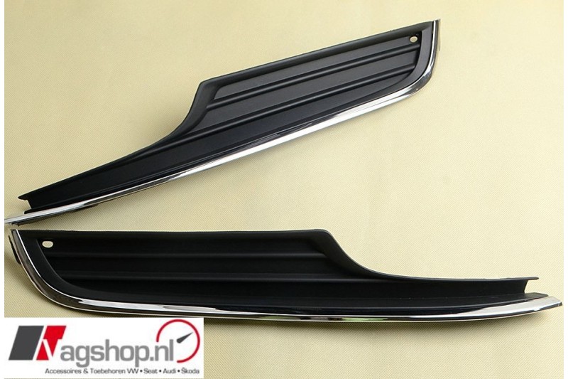 VW Golf 7 (5G) Highline ventilatierooster Rechts & Links satijnzwart/chroomglans