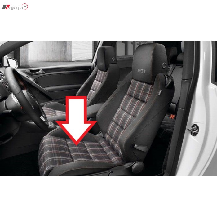 mooi zo Th Schrijft een rapport VW Golf 6 GTI Stoelzitting-bekleding - Bestuurderskant -