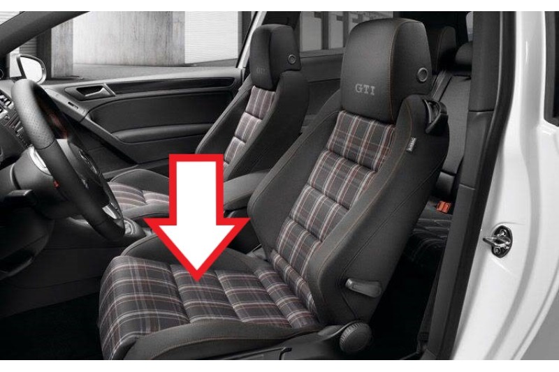 VW Golf 6 GTI Stoelzitting-bekleding 