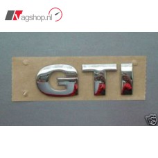 GTI Zilver Plak Logo