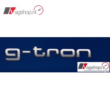 Audi A3/A4/A5 G-TRON plak embleem achterkant 