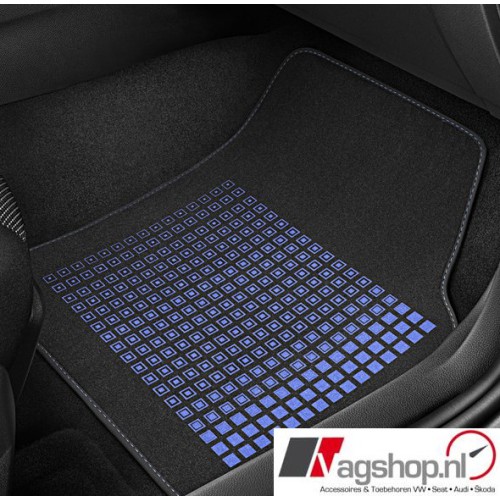 Seat Ibiza (6F) Velours mattenset Mystery Blue