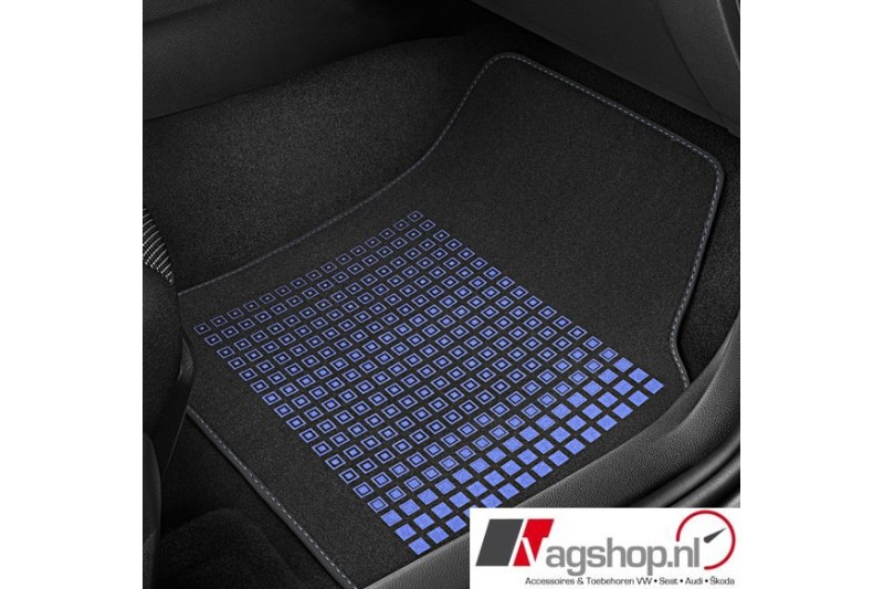 Seat Ibiza (6F) Velours mattenset Mystery Blue