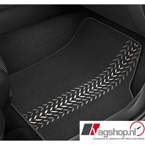 Seat Ibiza (6F) Velours mattenset Mystic Magenta