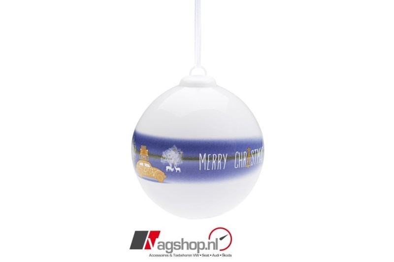 Volkswagen kerstbal - Blauw - 
