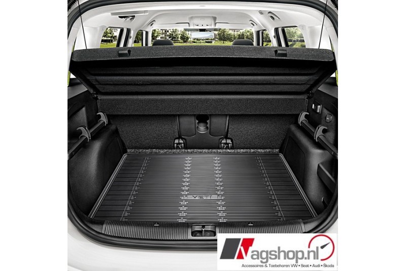 Skoda Yeti (5L) rubberen kofferbakmat 