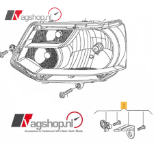 VW Transporter (T5) reparatieset voor koplamp 