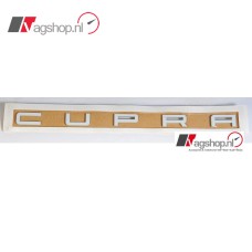 Seat Leon (5F) Cupra embleem achterkant -Wit- 