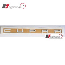 Seat Leon (5F) Cupra embleem achterkant -Wit- 