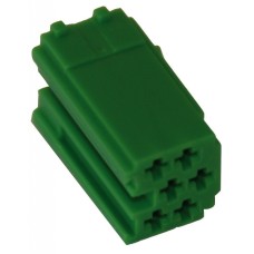 MINI ISO connector 9 pin GROEN (10 stuks) 
