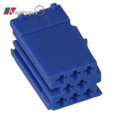 MINI ISO connector 8 pin BLAUW (10 stuks) 