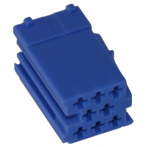 MINI ISO connector 8 pin BLAUW (10 stuks) 