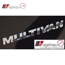 VW Transporter/Multivan (T5 & T6) 'MULTIVAN' plak embleem achterkant 