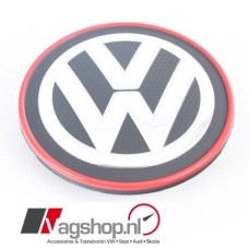 Volkswagen afdekkap chroom/rood voor aluminium velgen
