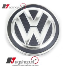 VW afdekkap satijnzwart/chroomglans/ reflexzilver voor aluminium velgen
