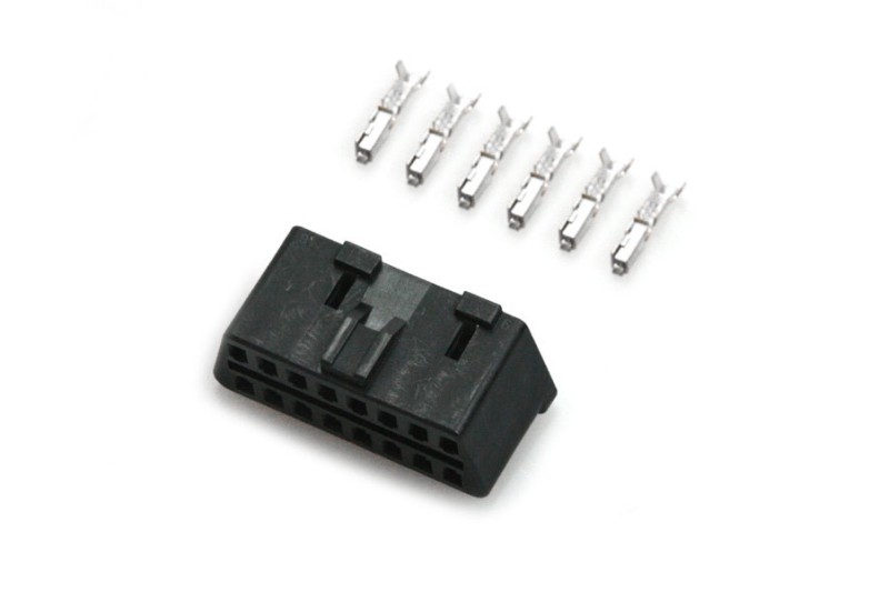 OBD Diagnose stekker 16 pin incl. 6 Terminals