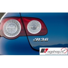 VW Passat R36 plak embleem achterkant 