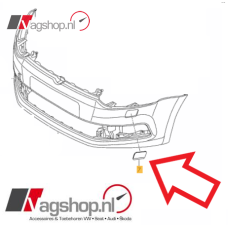 VW Polo (6C) Afdekkapje voor koplampsproeier