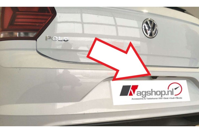 VW Polo (AW) Lowline achteruitrijcamera met hulplijnen 