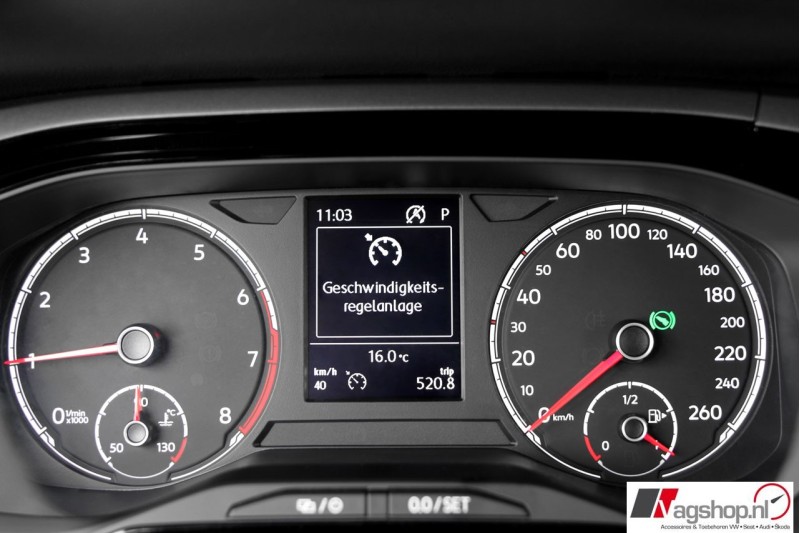 VW Polo (AW) Cruise control set  voor auto met Multifunctiestuur