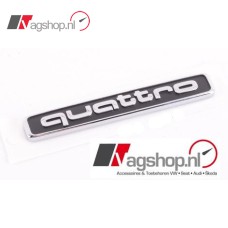 Audi A3/A4/A5/A6 Quattro plak embleem achterkant 