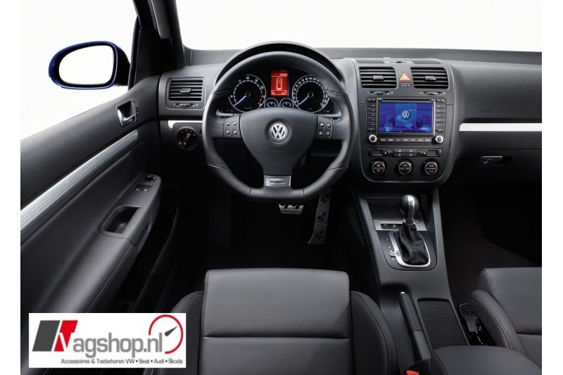 VW Golf 5 R32 Aluminium inleg voor dashboard 
