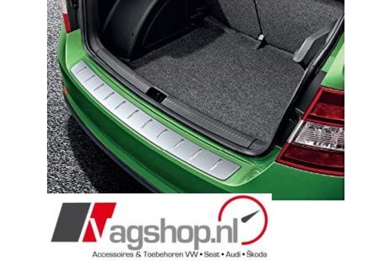 Skoda Rapid Spaceback beschermlijst achterbumper 