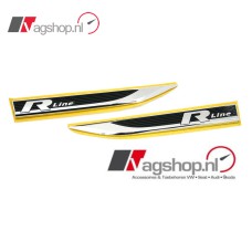 VW Golf 7 (5G) R-line zij emblemen set 