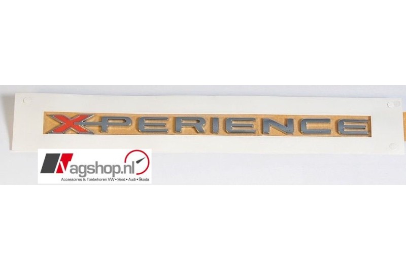Seat EXPERIENCE plak embleem achterkant 