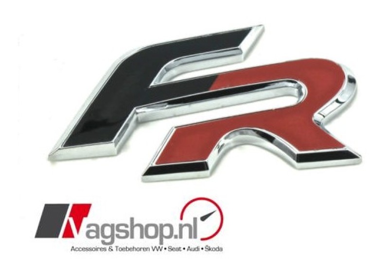 Seat Ibiza/Leon/Ateca/Arona 'Formula Racing' plak embleem achterkant