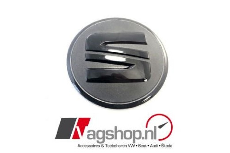 Seat Ibiza (6L & 6J), Leon (5F) Embleem voor motorafdekking - Zwart -