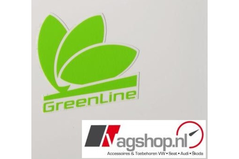Škoda Greenline sticker zijkant links