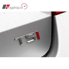 Origineel Skoda embleem - TSI - Rood