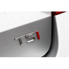 Škoda TSI embleem rood